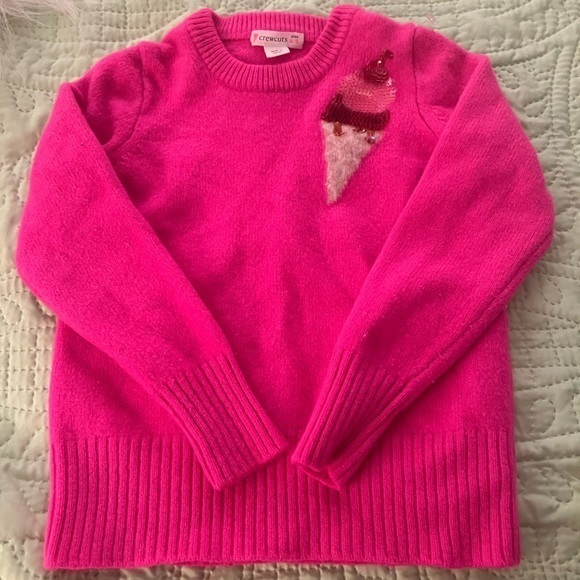 Girls‎ CrewCuts pink sweater sz 4/5 - Picture 1 of 4